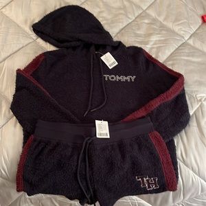NWT- Tommy Hilfiger Hoodie and Shorts set